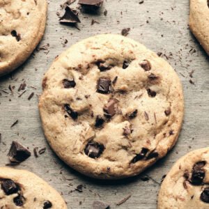 Cookie de chocolate negro
